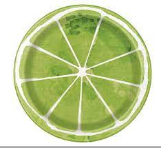 Lime 7" Dessert Paper Plates
