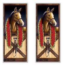 Horse Racing Door Cover