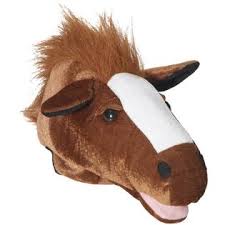 Plush Horse Head Hat