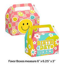 FLOWER POWER FAVOR BOXES