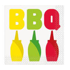 Classic BBQ Beverage Napkins