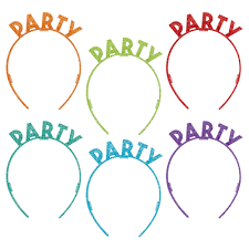 GLITTER PARTY HEADBANDS