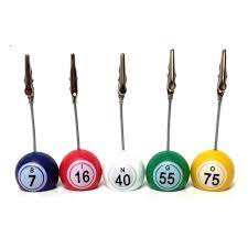 BINGO TICKET HOLDER - LUCKY BINGO BALL