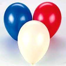 12" RWB LATEX BALLOONS