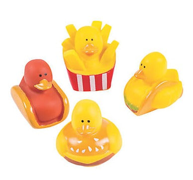 Foodie Rubber Ducks
