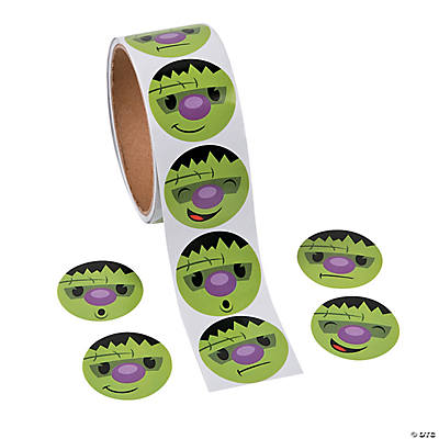 FRANKIE FACE ROLL STICKER 100PCS