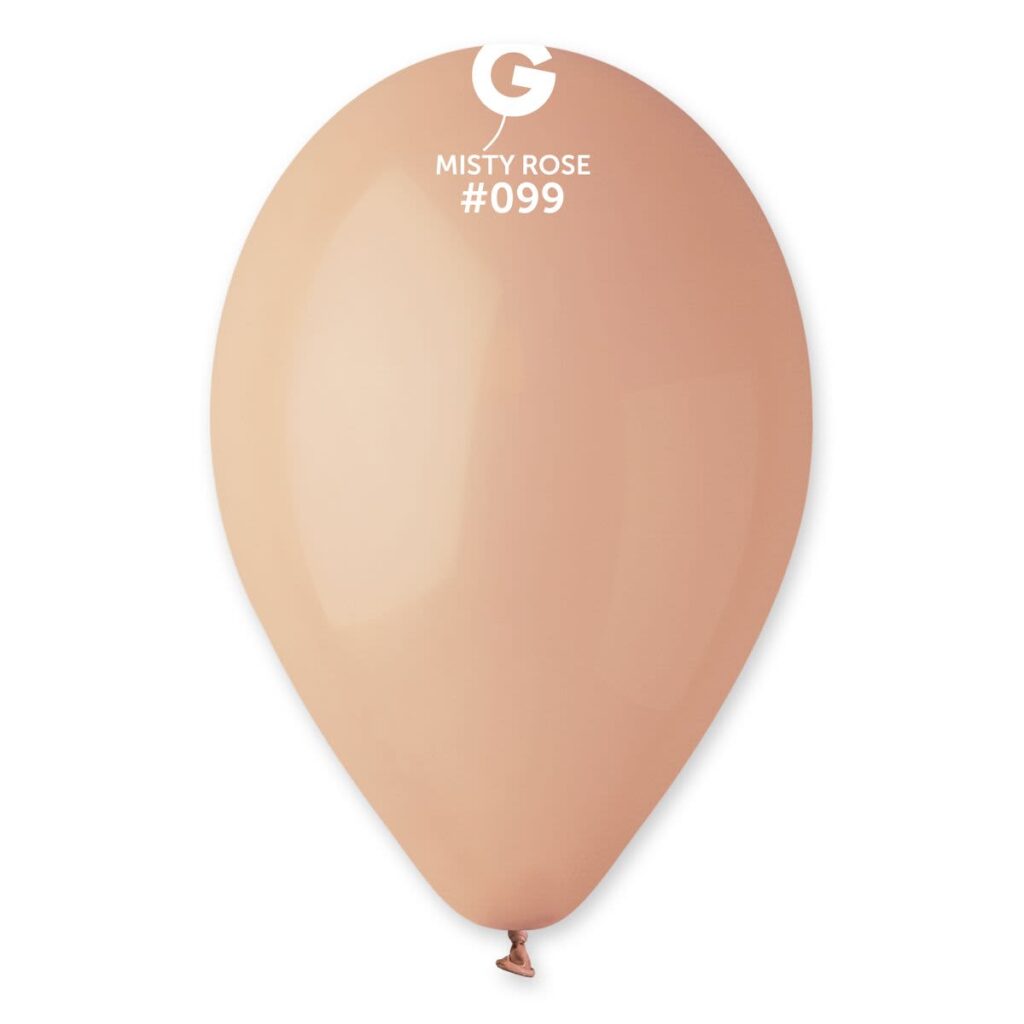 #099 MISTY ROSE GEMAR LATEX BALLOON