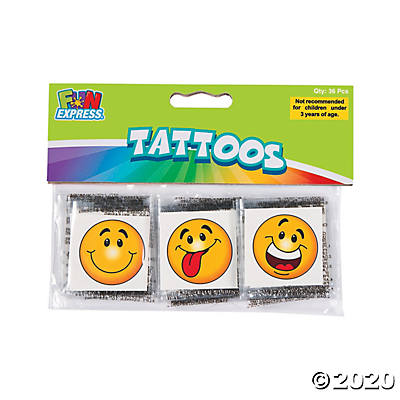 Goofy Smile Temporary Tattoos