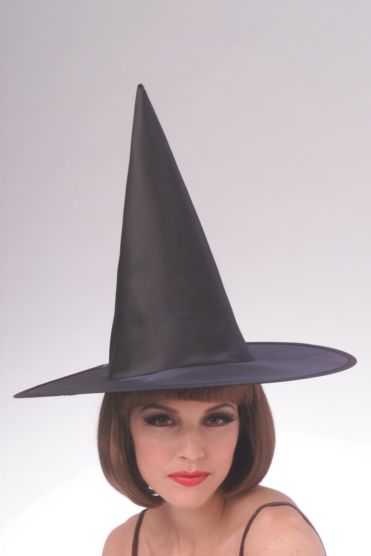 ECONOMY SATIN WITCH HAT - ADULT