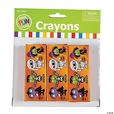 HALLOWEEN CRAYONS 4PCS/BOX