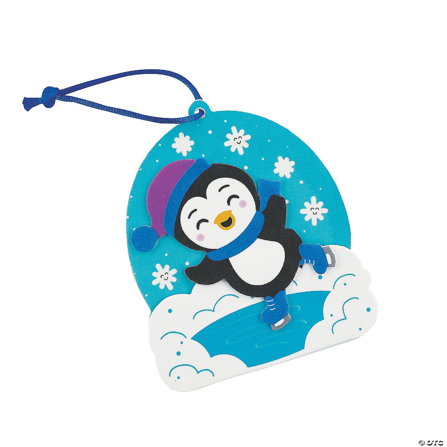ICE SKATING PENGUIN ORNAMENT CRAFT KIT