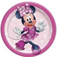 MINNIE MOUSE - CAKE PLATES
