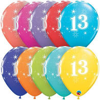 12" LATEX BALLOONS - 13