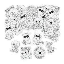 COLOR YOUR OWN FOAM HALLOWEEN SHAPES