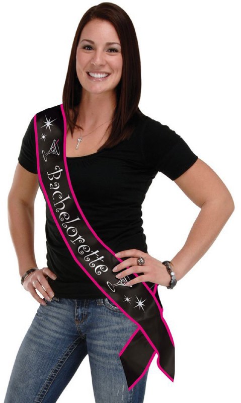 BACHELORETTE SATIN SASH