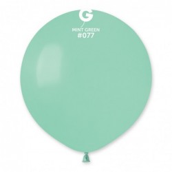 #077 MINT GREEN GEMAR LATEX BALLOON