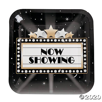 Premier Night 9 1/4" Square Dinner Paper Plates