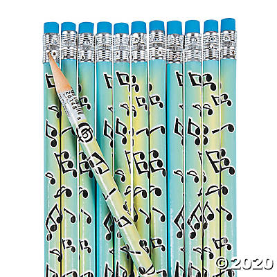 Musical Notes Pencils