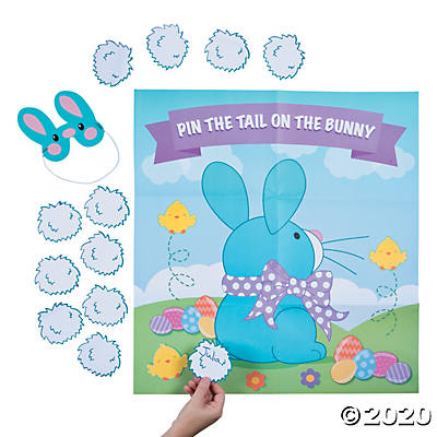 Pin the Tail on the Bunny Game