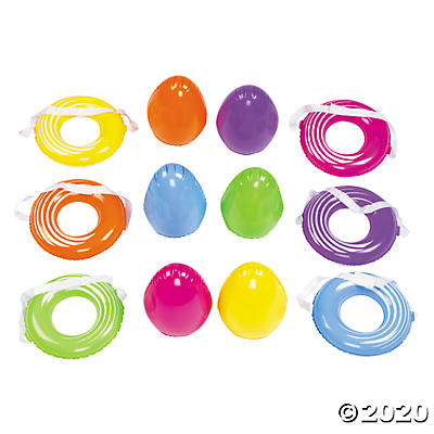 Plastic Balancing Egg Relay Game