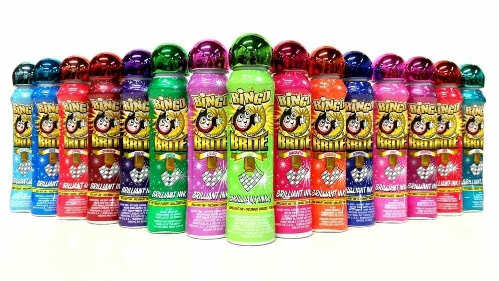BINGO BRITE 4OZ INK MARKERS