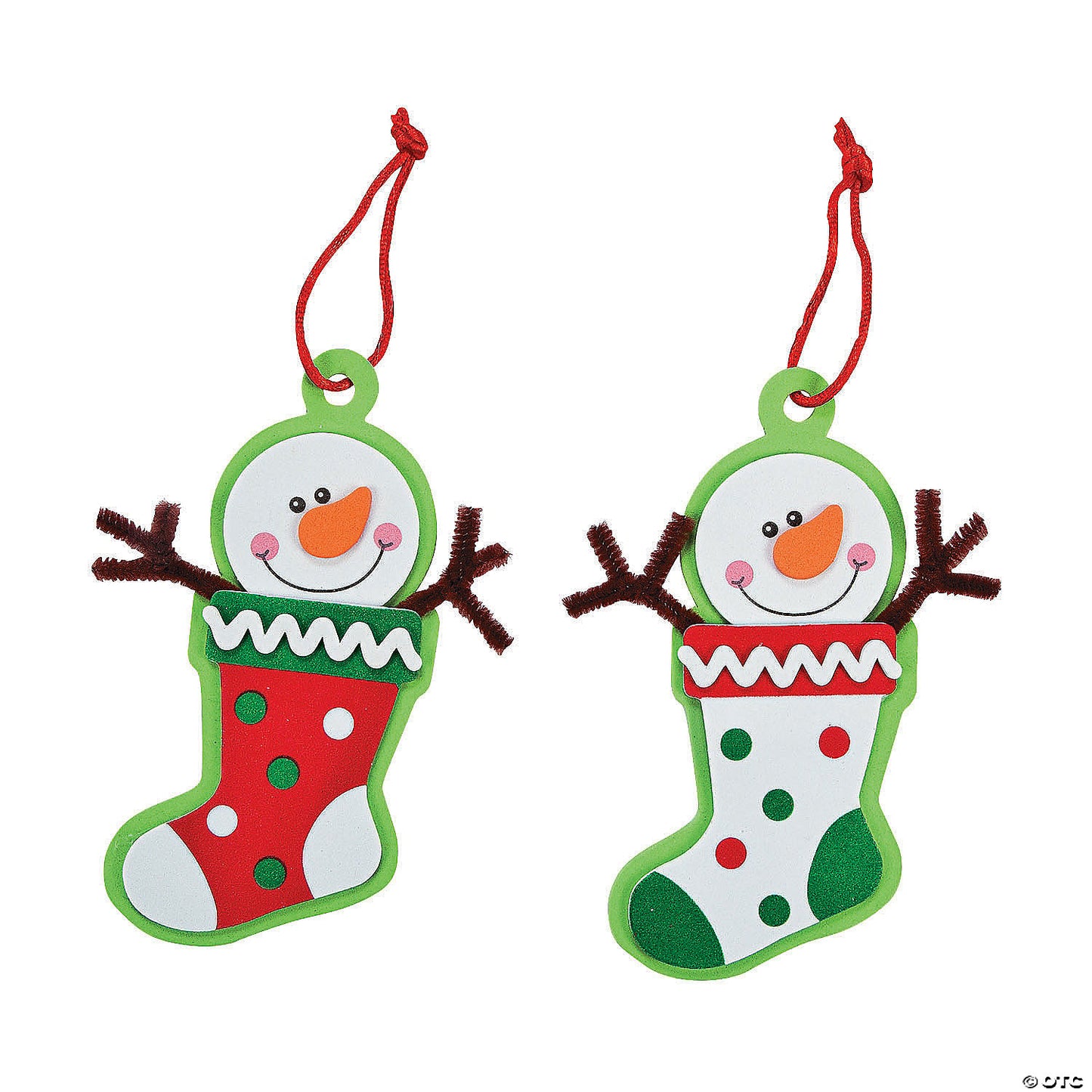 SNOWMAN STOCKING CHRISTAMS ORNATMENT CRAFT KIT