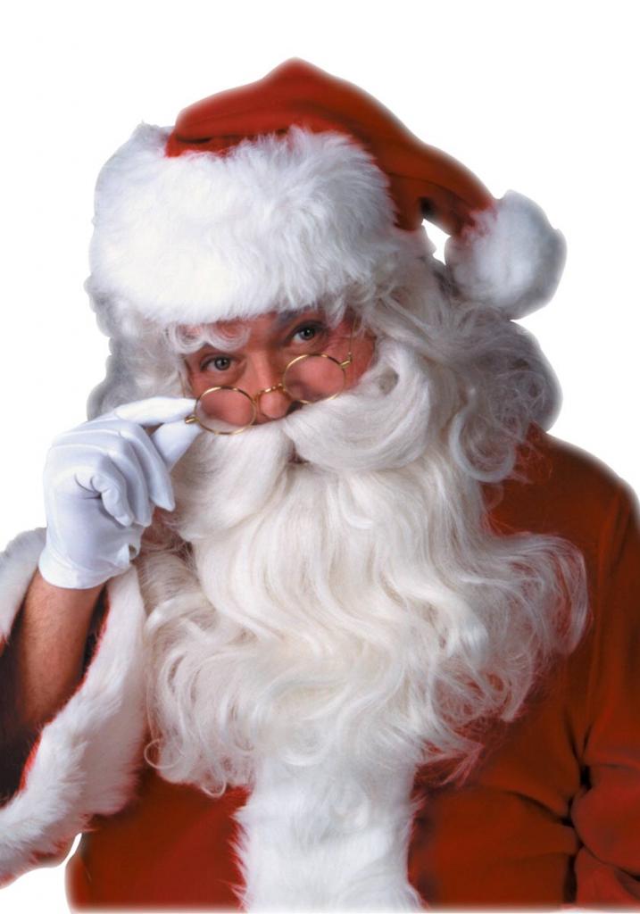 SUPER DELUXE SANTA BEARD & WIG SET