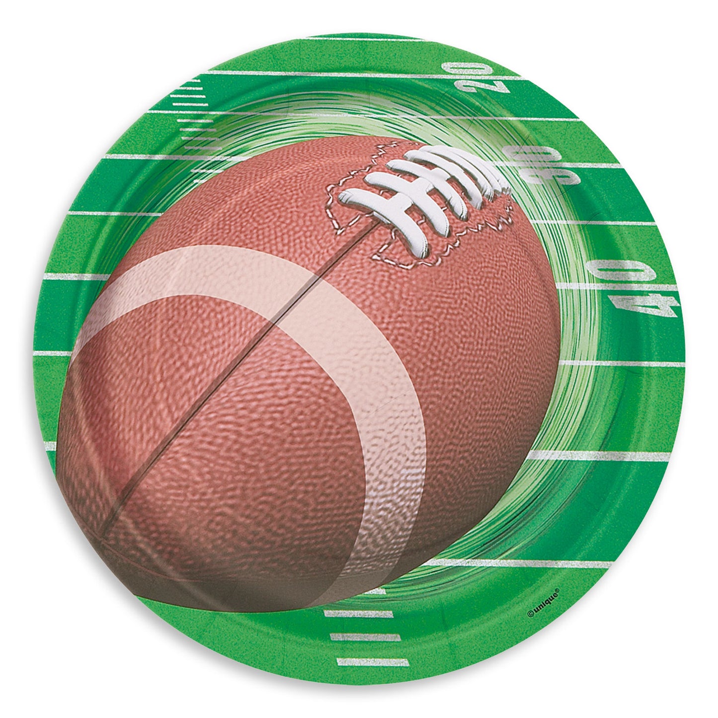 FOOTBALL 7" PAPER PLATES