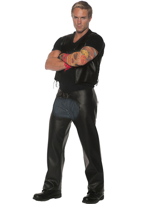 ADULT MENS HIGHWAY BIKER COSTUME