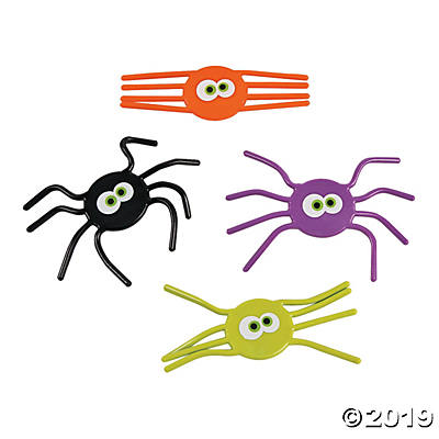 VINYL BENDABLE SPIDERS 12PCS