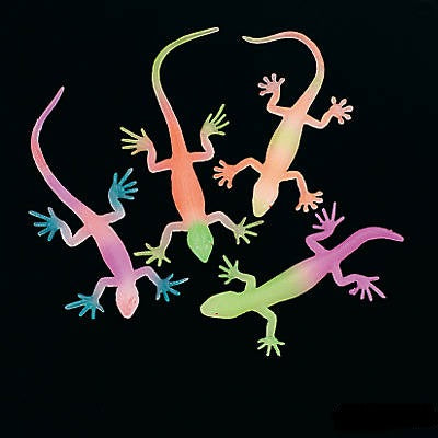 Glow in the Dark Vinyl Lizards