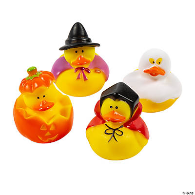 HALLOWEEN RUBBER DUCKS 12PCS