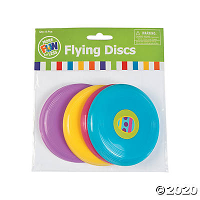 EASTER FLYING DISCS, 6 PIECES