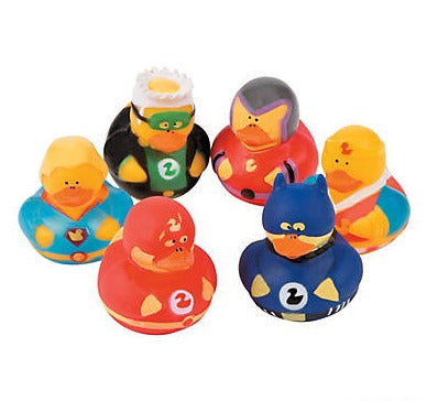 Super Hero Rubber Ducks