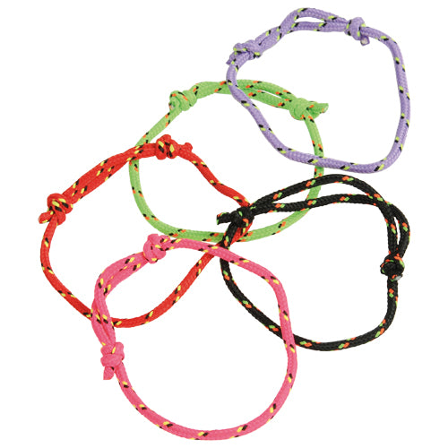 FRIENDSHIP ROPE BRACELETS ASST. COLORS 48PCS/PKG