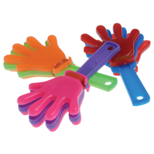 MINI HAND CLAPPERS ASST COLORS 36 CT/PKG