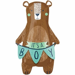 ITS A BOY SUPER SHAPE MYLAR BALLOON