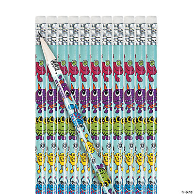 MONSTER PENCILS 12CT