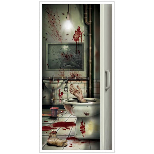 Creepy Crapper Door Cover