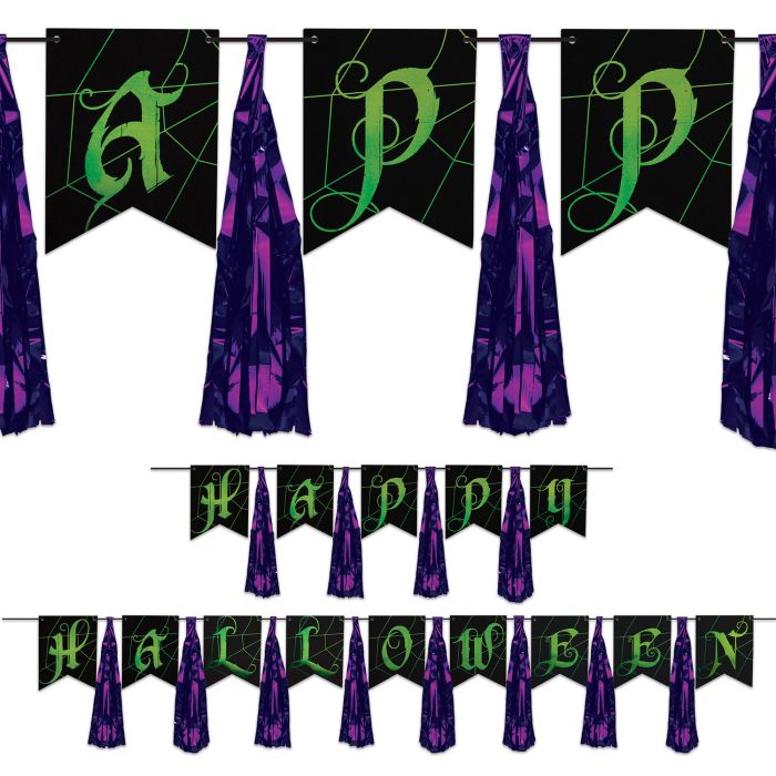Happy Halloween Tassel Streamers