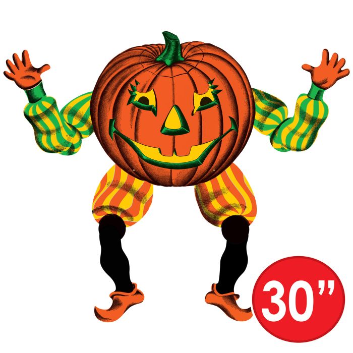 Vintage Halloween Jointed Goblin Cutout - 30"