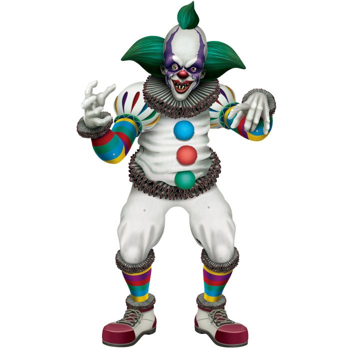 Creepy Clown Jointed Cutout - 36.5"