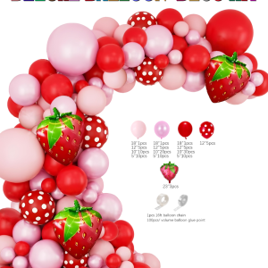 Strawberry Balloon Deco Kit