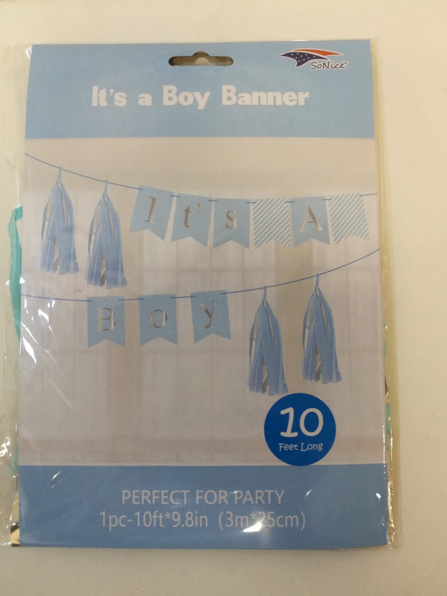 It's A Boy Banner - 10ft. x 9.8"