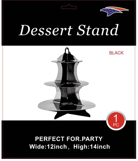 Black Dessert Stand