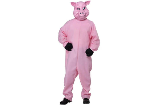 Adult Pig Costume With Mask