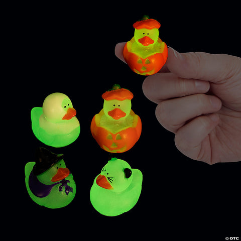 Mini Glow in the Dark Halloween Duckies