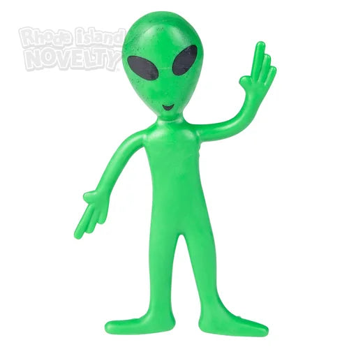 Vinyl Bendable Green Aliens - 12ct.