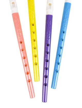 Plastic 11" Colored Flutes - 12ct.