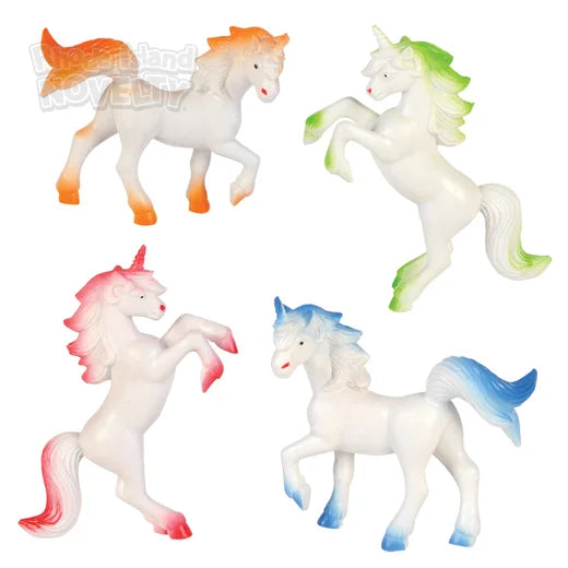 3" Vinyl Unicorn Figures - 12ct.
